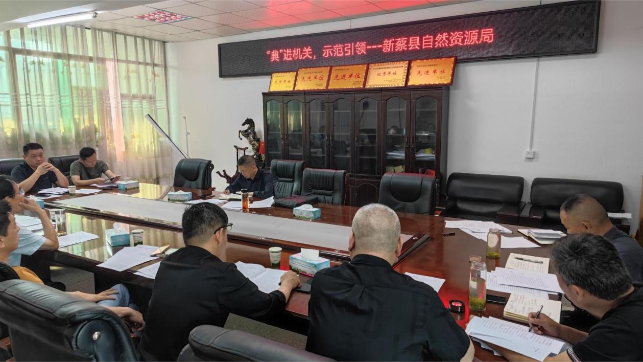 新蔡县自然资源局开展示范引领活动