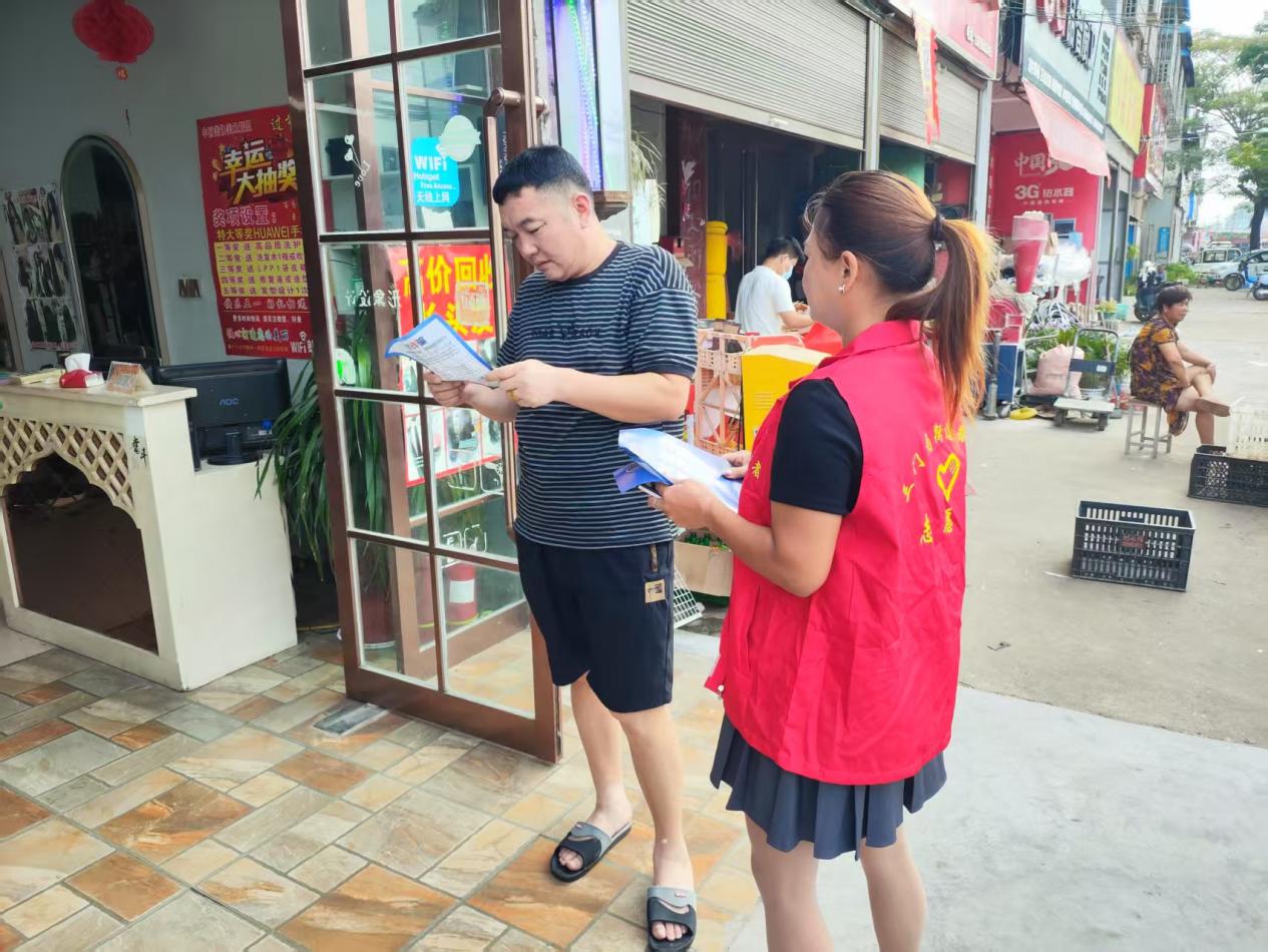 汝南县三门闸街道：多举措开展“6·26”禁毒宣传活动