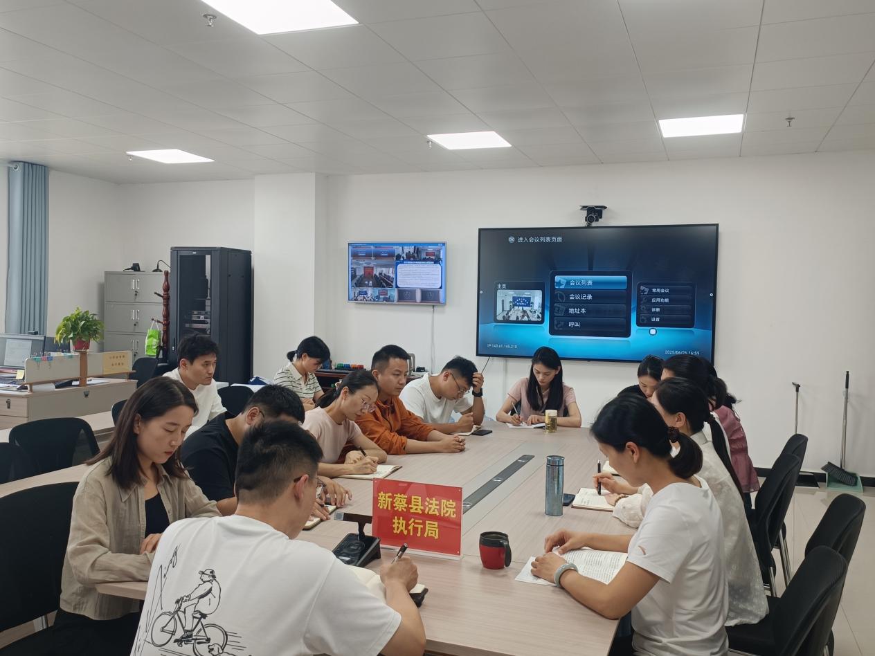 新蔡县人民法院：凝“青”聚力 共话成长