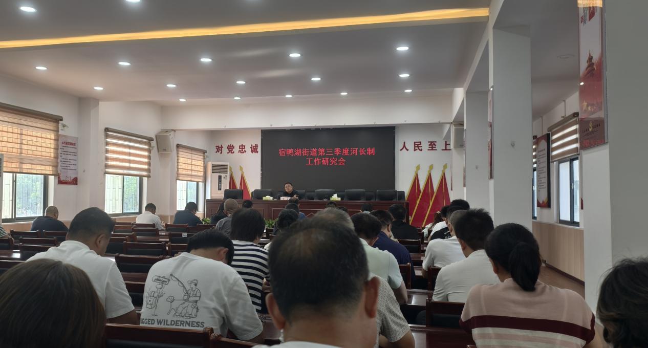 汝南县宿鸭湖街道召开河长制工作研究会 筑牢水生态保护屏障