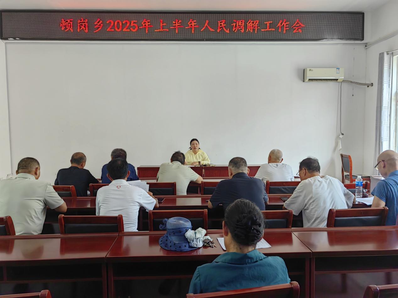 新蔡县司法局顿岗司法所：总结经验再启航 筑牢防线保平安