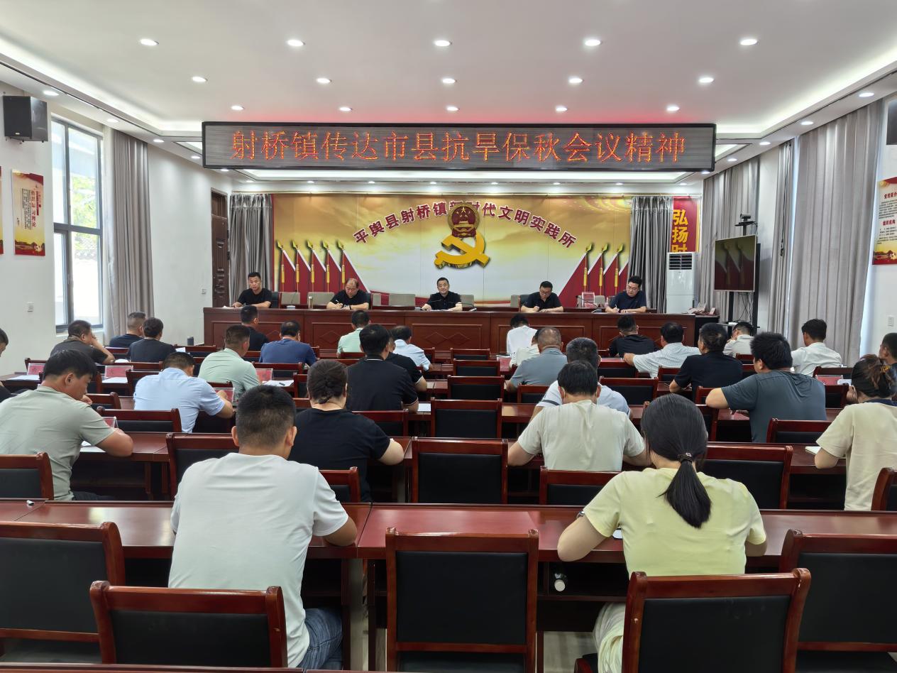 平舆县射桥镇：绷紧“抗旱弦”守住“秋粮仓” 全镇上下齐发力筑牢丰收防线